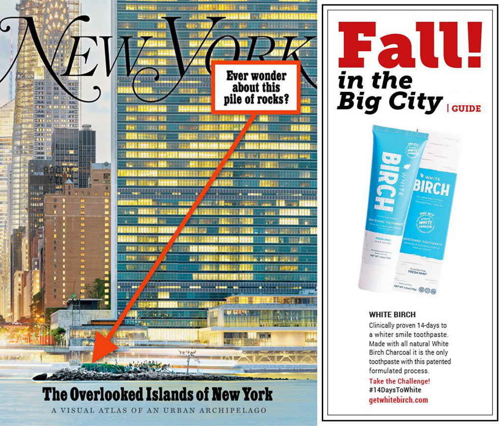 White Birch Toothpaste featured in New York Magazine