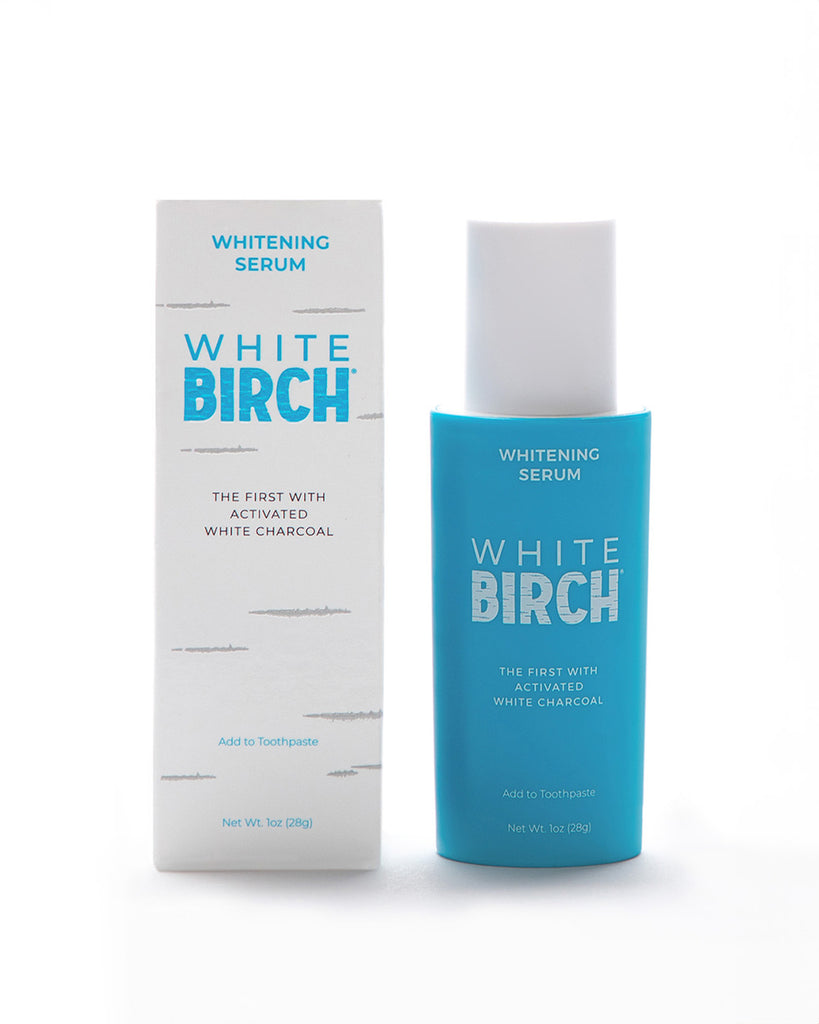 White Birch, Activated Charcoal, Best Teeth Whitening Serum